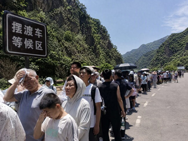 游客暴晒40分钟等摆渡车舆情复盘：7月酷暑天意谷景区，一条维权帖如何引爆暑期旅游吐槽潮